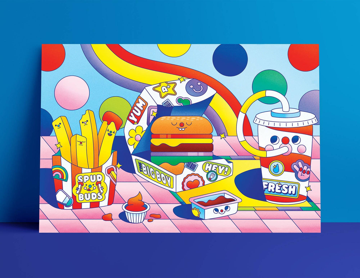 Happiest Meal Art Print
