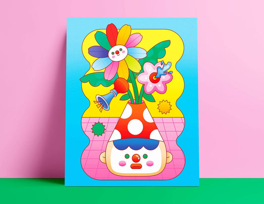 Clown Boyfriend Art Print