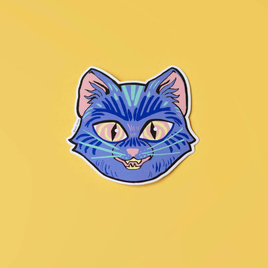 Cheshire Cat Smile Vinyl Sticker