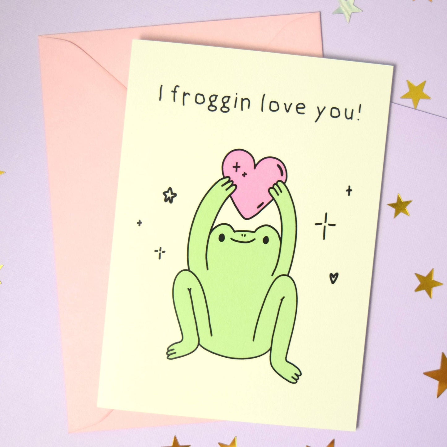 I Froggin Love You Greeting Card