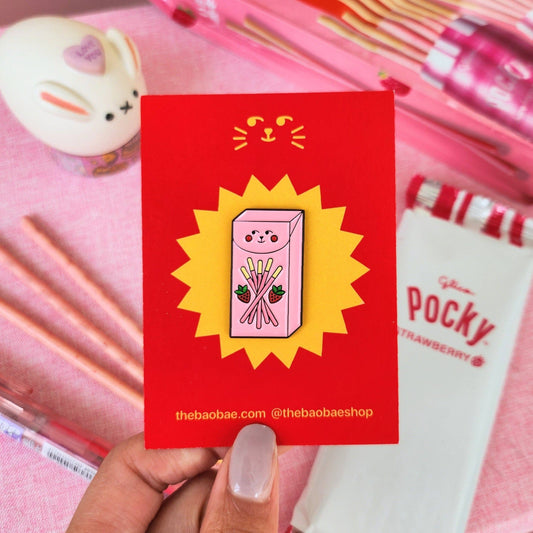 Strawberry Pocky Pin