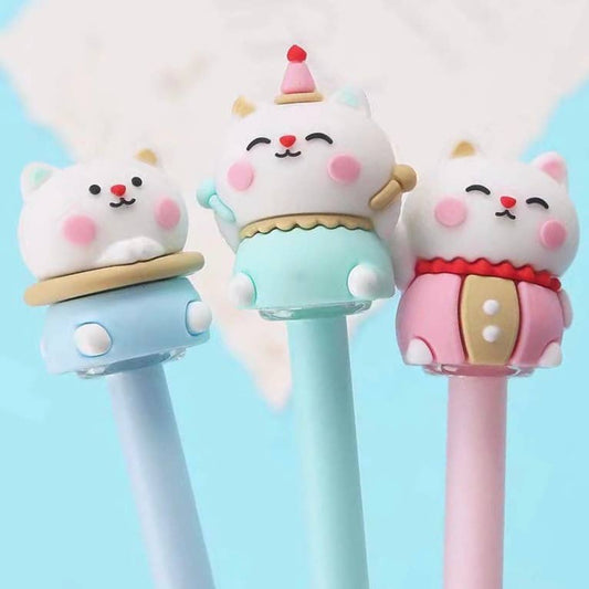 Circus Lucky Cat Gel Pen