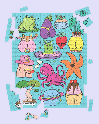 Butts 500 Pieces Puzzle