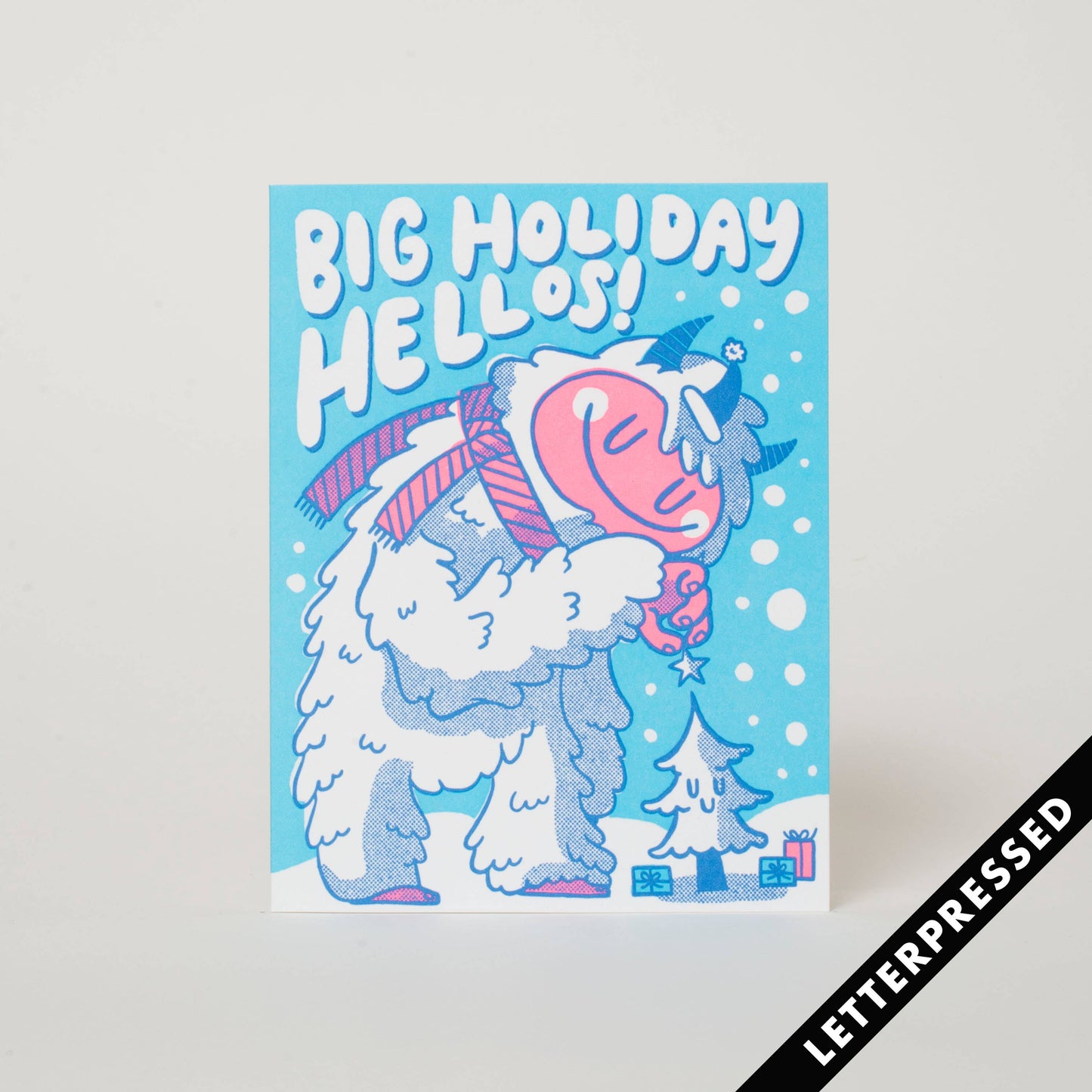 Holiday Hello Yeti Greeting Card