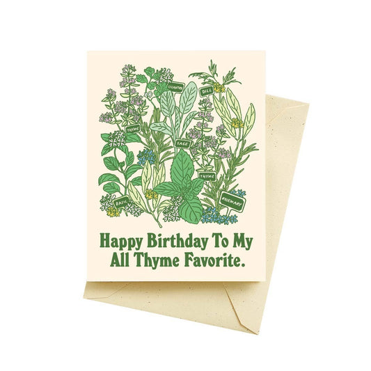 All Thyme Birthday Greeting Card