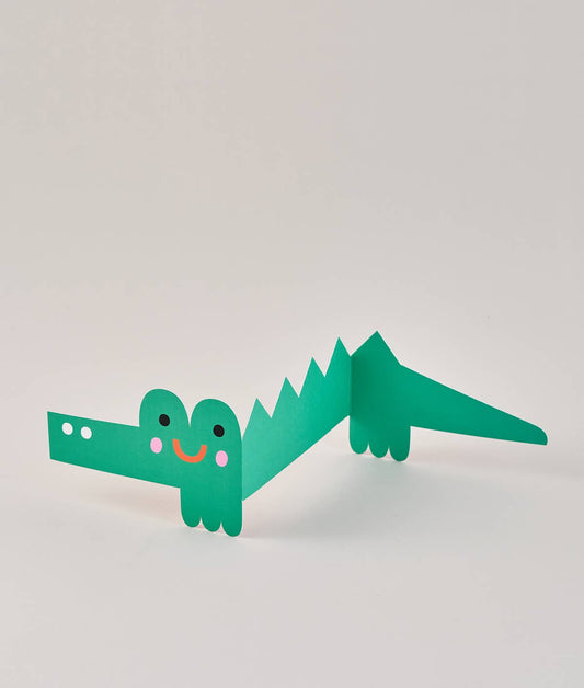 Croc Fold Out Birthday Greeting Card