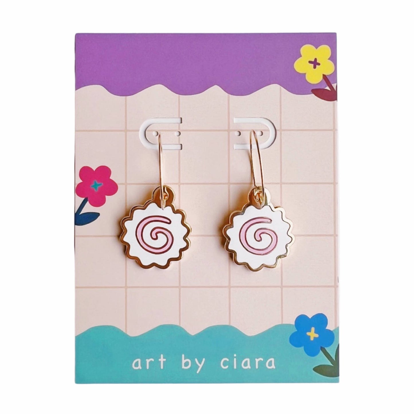 Gold Filled Naruto Hoop Earrings