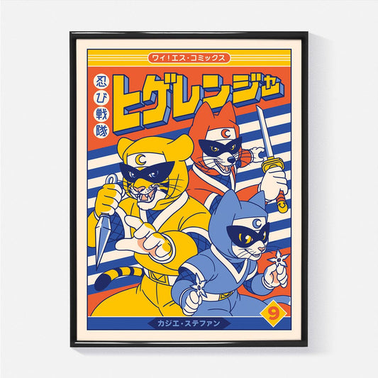 Shinobi Sentai Higerange Print