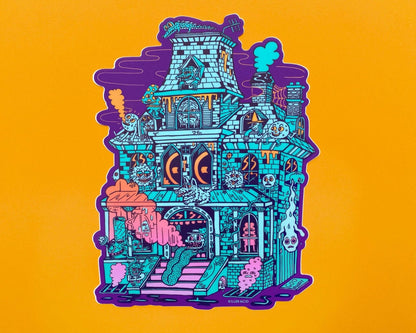 Haunted House XL Sticker