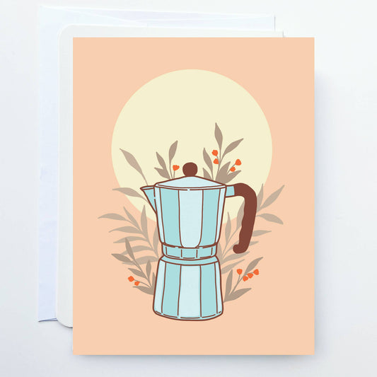 Moka Pot Greeting Card