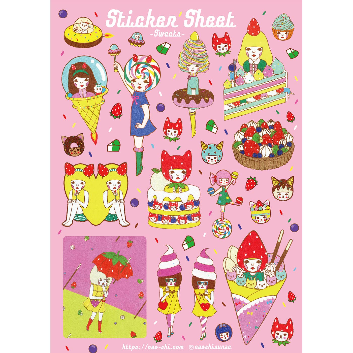 Sweets Sticker Sheet