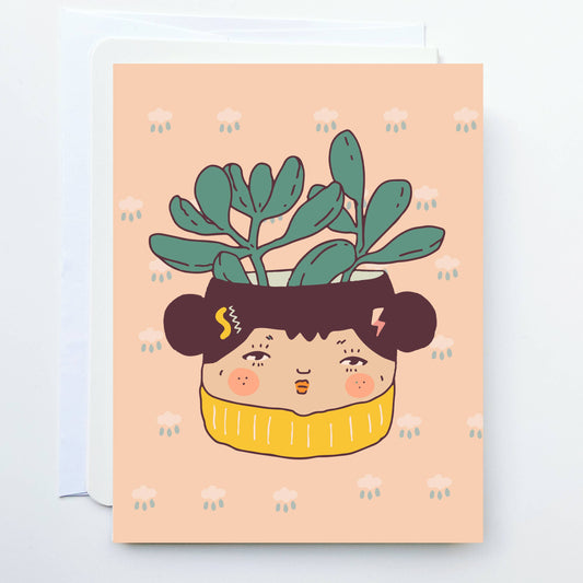 Jade Greeting Card