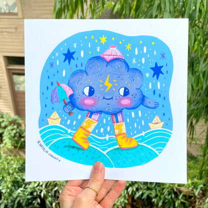 Cloudy Day Print