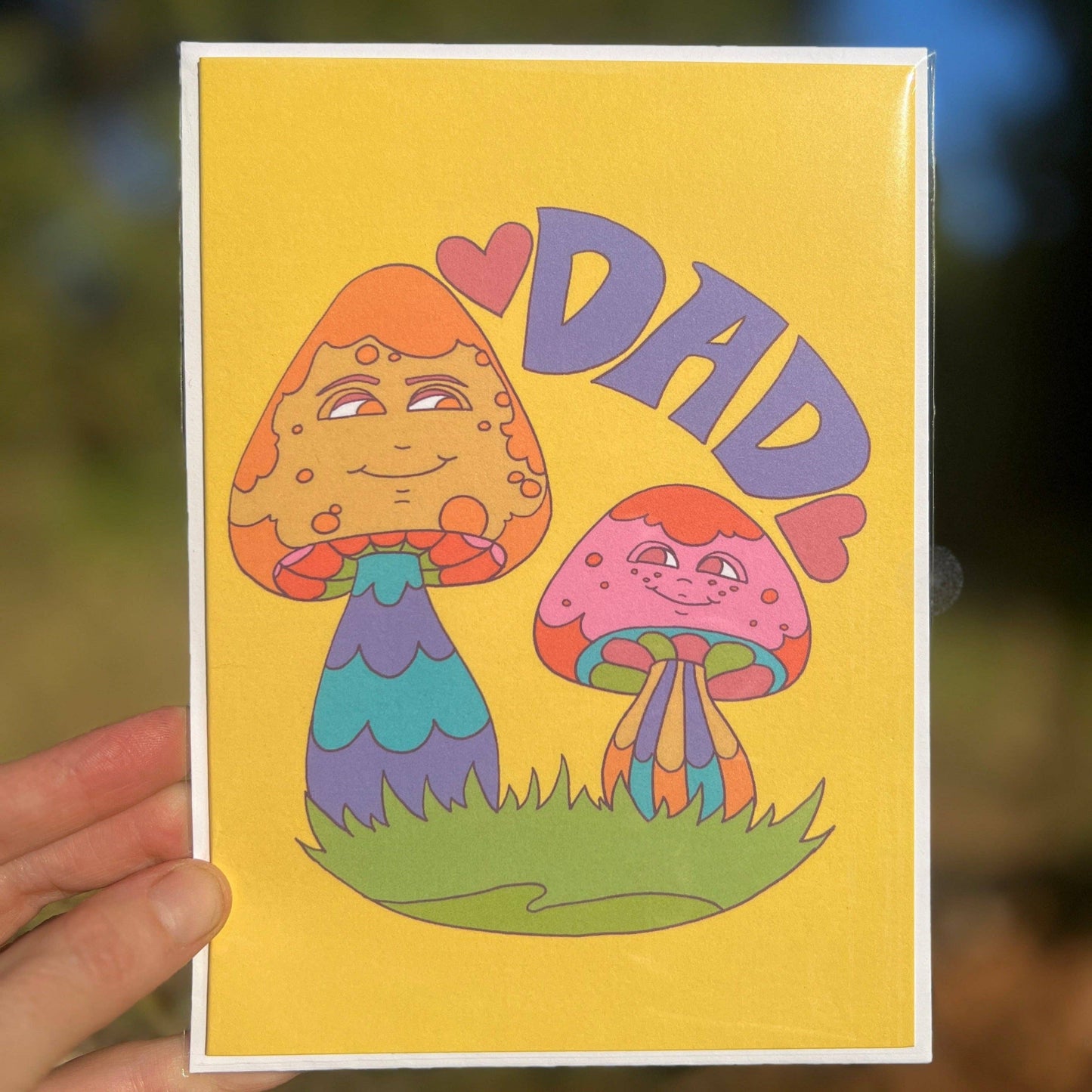 Dad Mushroom Greeting Card