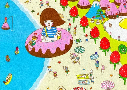 Postcards Blue